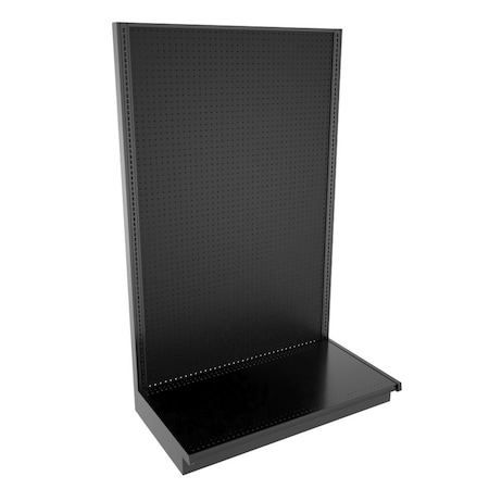Lozier Gondola Wall Display Starter, Black 48W 78H 25D P415S-ST